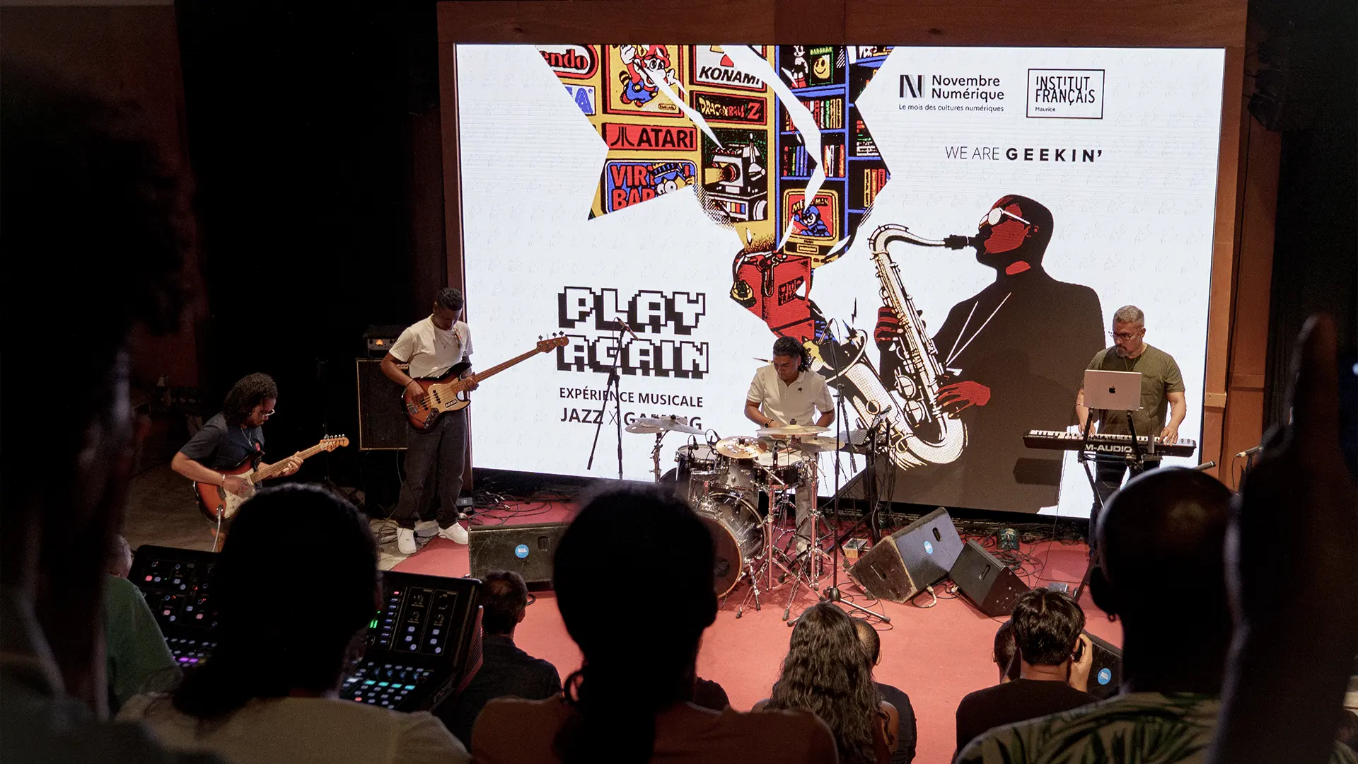 PLAY AGAIN - JAZZ GAMING CONCERT GEEKIN